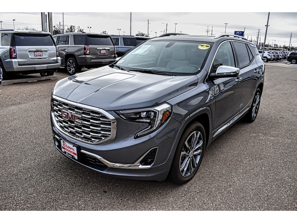 New 2019 Gmc Terrain Fwd 4dr Denali Suv In Amarillo G8830 Brown