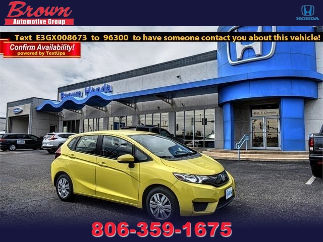 Pre Owned 2016 Honda Fit 5dr Hb Cvt Lx Sedan In Amarillo J4823 Pre Owned 2016 Honda Fit 5dr Hb Cvt Lx